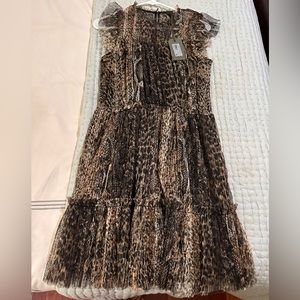 All Saints animal print dress; size 8